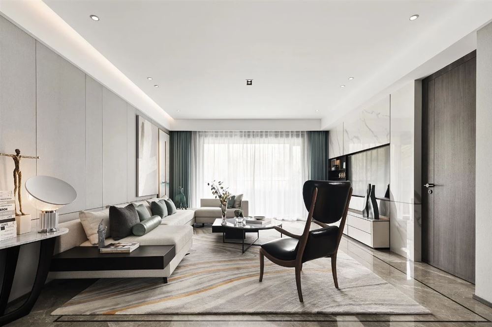 临沧室内装修美的君兰江山176平米四居-现代轻奢风格室内设计家装案例