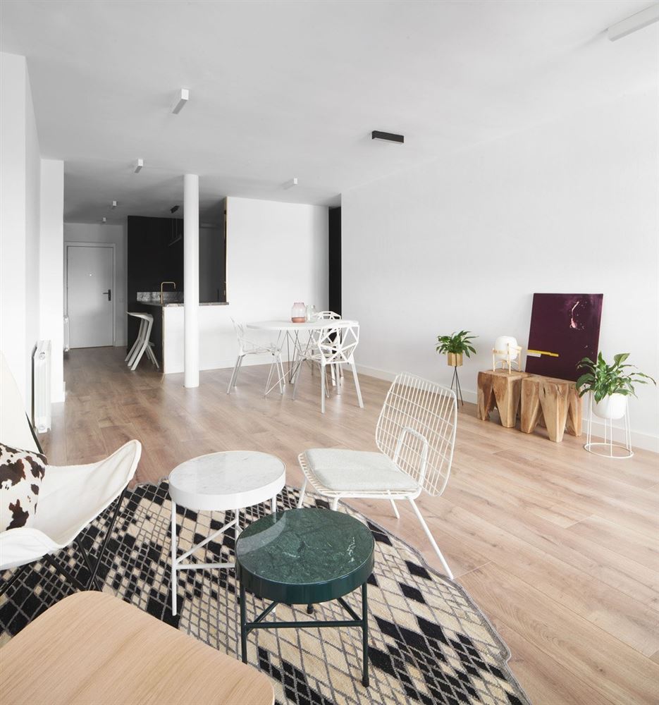 临沧装修设计君汇熙庭70平米公寓-极简风格室内家装案例效果图