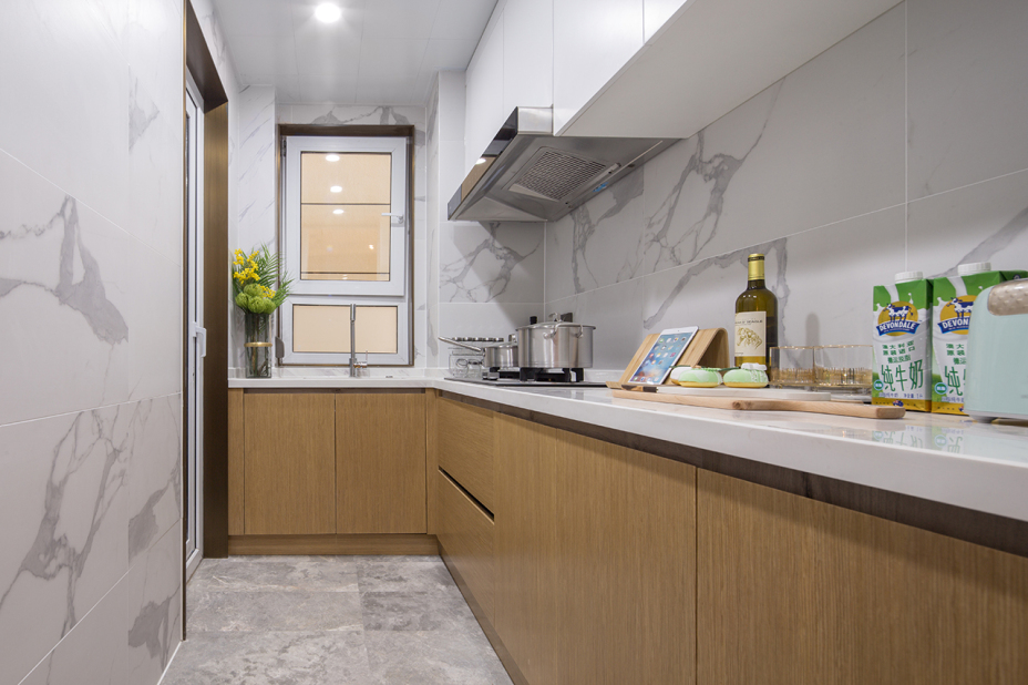 现代轻奢风格室内家装案例效果图-厨房